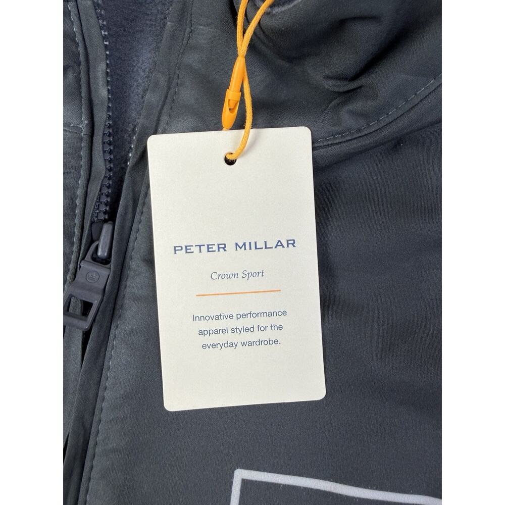 Peter Millar Vail Half Zip Pullover Men’s L Gray Parrish Inspection Co NWT - Picture 6 of 9
